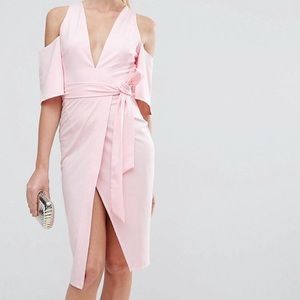 Kimono tie pencil dress